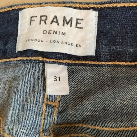 Frame Denim Le Skinny de Jeanne Queens Way Jean 31 - Picture 4 of 9